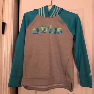 adidas hoodie-  12/14girls